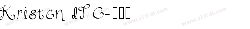 Kristen ITC字体转换